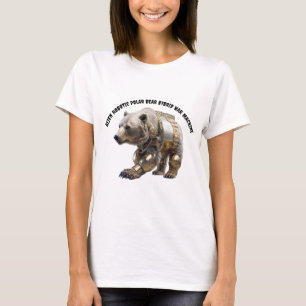 Camiseta Urso Polar Robótico de alienígena Híbrido