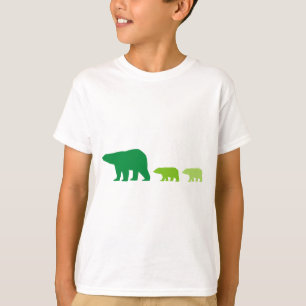 Camiseta Urso Polar Verde