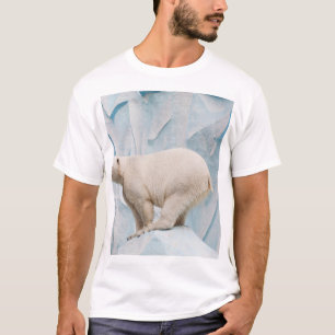 Camiseta Urso Polar: Vislumbre Zoo Habitat