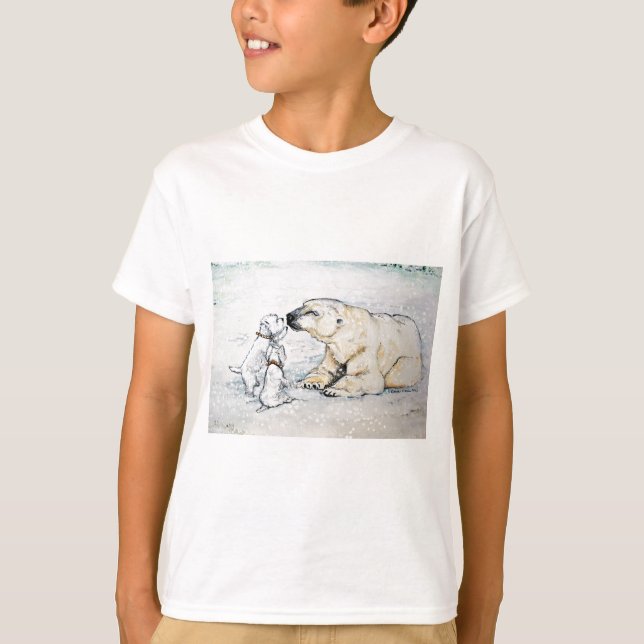Camiseta Urso polar Westies (Frente)