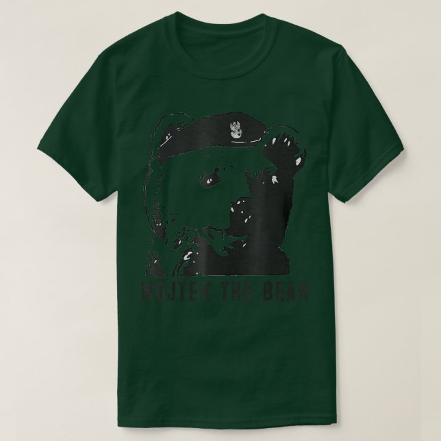 Camiseta Urso polonês Wojtek 1900 (Frente do Design)