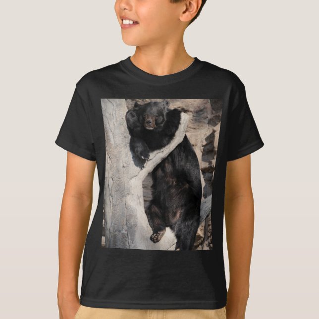 Camiseta Urso preto asiático (Frente)