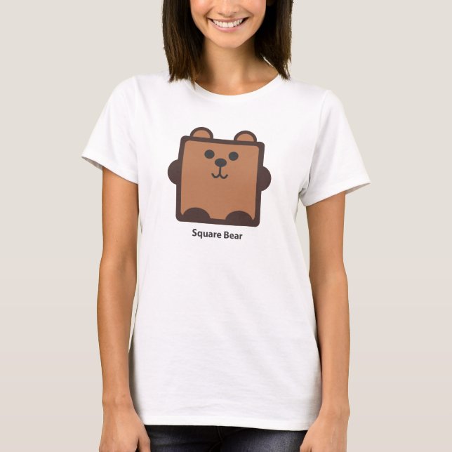 Camiseta Urso quadrado (Frente)