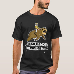 Camiseta Urso que monta para trás (do logotipo parte