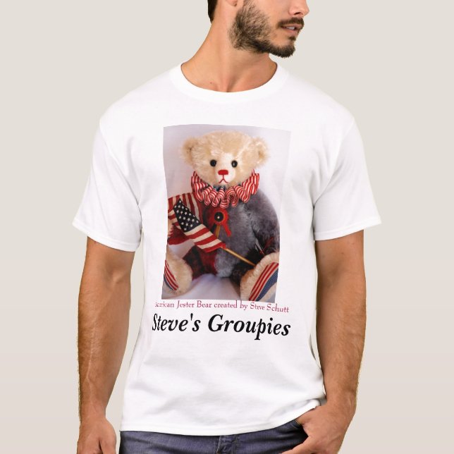 Camiseta Urso referente à cultura norte-americana do bobo (Frente)