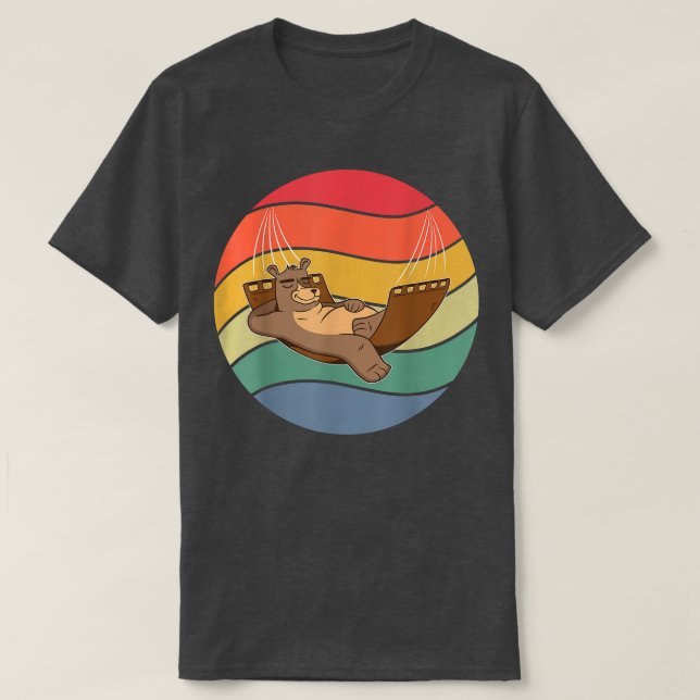 Camiseta Urso Relaxado (Frente do Design)