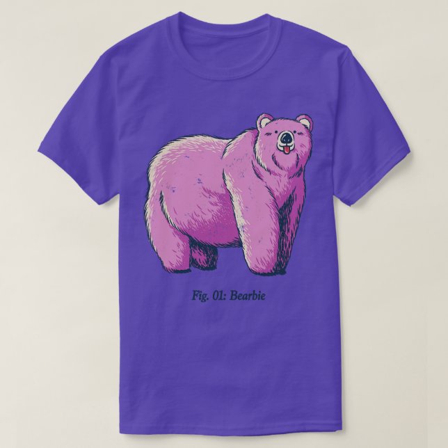 Camiseta Urso Rosa Bearbie (Frente do Design)