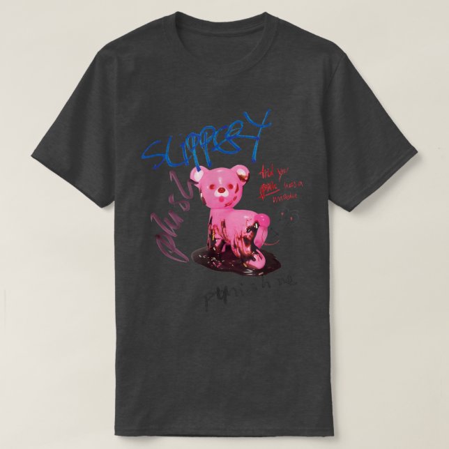 Camiseta Urso Rosa do grafite (Frente do Design)