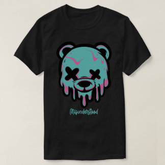 Camiseta Urso Rosa Turquesa