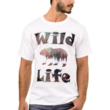 Urso Selvagem Rustic Watercolor