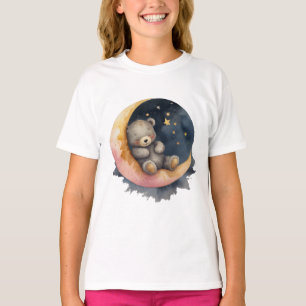 Camiseta Urso Sonolento na Lua