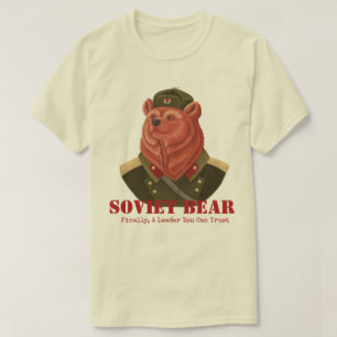 Camiseta Urso soviético