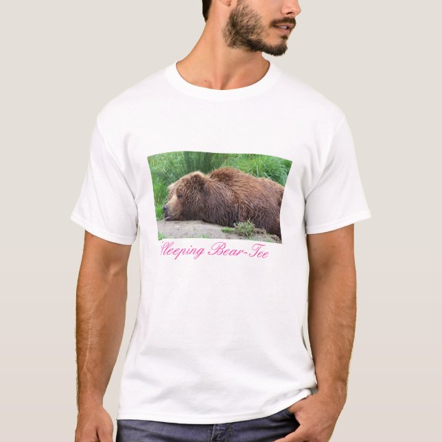 Camiseta Urso-T do sono (Frente)