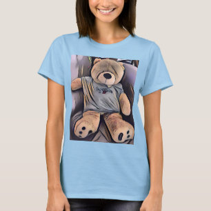 Camiseta URSO T TRÊS do bebê do açúcar
