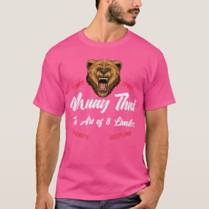Camiseta Urso Tailandês Muay Tailandês In A Box Kickboxing