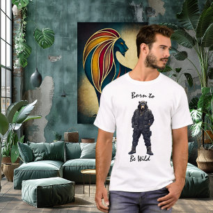 Camiseta Urso Tático Selvagem Poderoso
