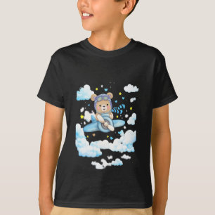 Camiseta Urso Teddy Piloto Avião Fofo