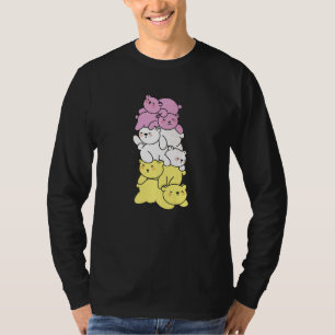 Camiseta Urso Torto do Orgulho Lgbtq Urso Torto