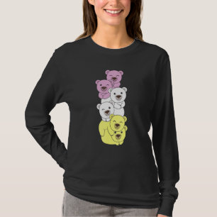 Camiseta Urso Torto do Orgulho Lgbtq Urso Torto
