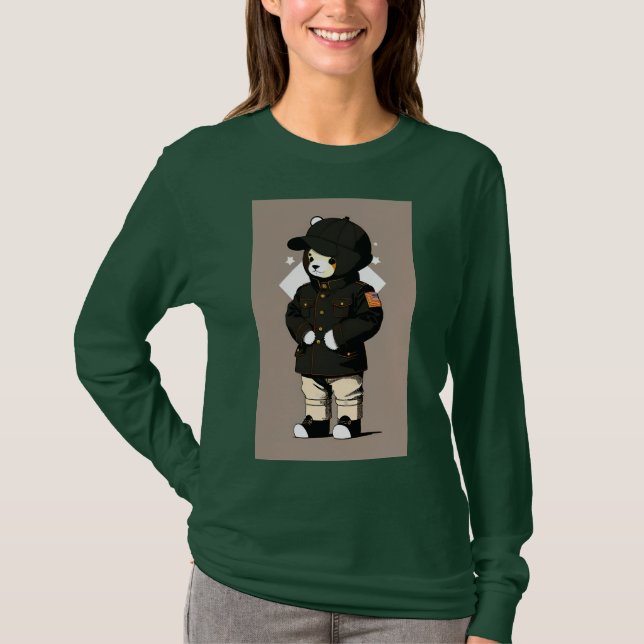 Camiseta urso-usa (Frente)