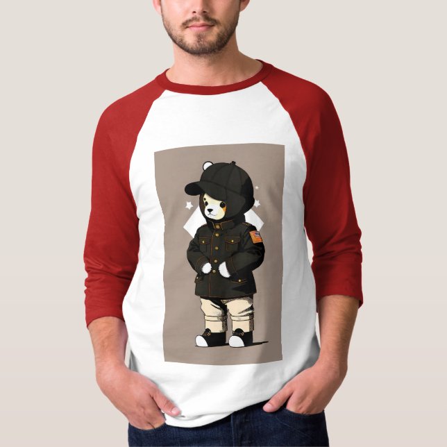 Camiseta urso-usa (Frente)
