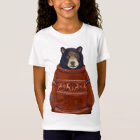 Urso vermelho da camisola da rena