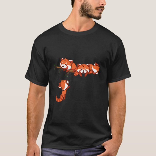 Camiseta Urso Vermelho da Série Pocket Brincando (Frente)