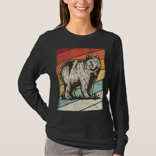 Camiseta Urso Vintage Graphic Grizzly Bears Gift Kids, Yout