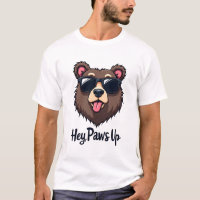 Urso Vintage Hey Paws Up com Óculos de Sol Cachorr