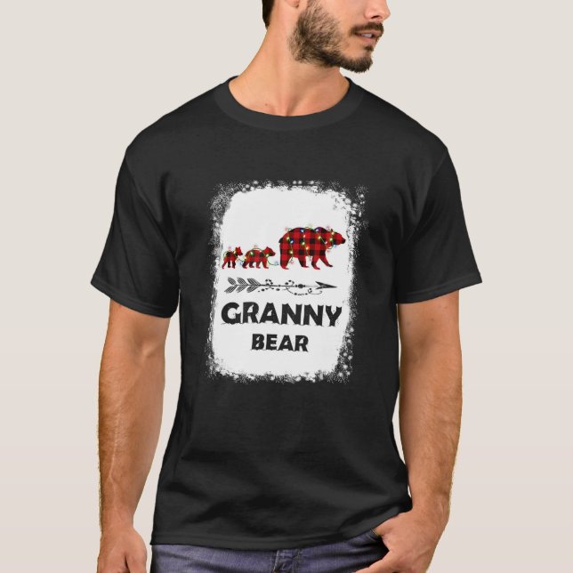Camiseta Urso-Vovó Engraçado Correspondendo Ao Urso De Nata (Frente)