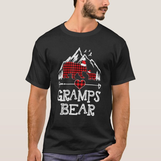 Camiseta Urso Xadrez Vermelho Correspondente à Família Paja (Frente)