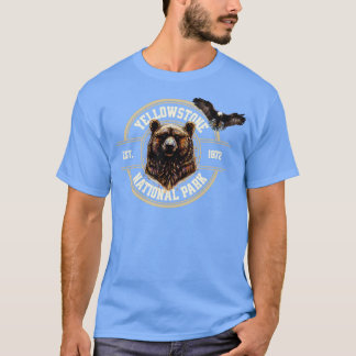 Camiseta Urso Yellowstone National Park Eagle