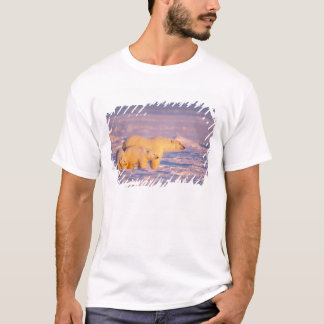 Camiseta Ursoaica com filhotes de primavera no congelado