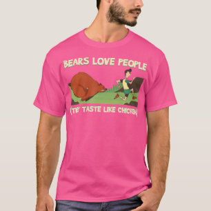 Camiseta Ursos Adoram Pessoas Que Sabem Como Galinha C