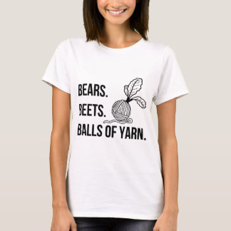 Camiseta Ursos Beterraba Bolas de Yarn - Tee feminino