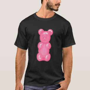 Camiseta Ursos Crianças Rosa Gummy Bear