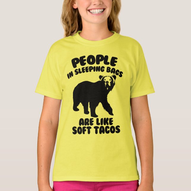 Camiseta Ursos de acampamento (Frente)