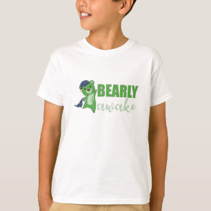 Camiseta Ursos de Acorda Brancos com Sono