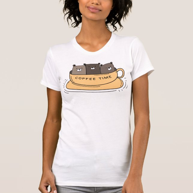 Camiseta Ursos de Café Personalizados (Frente)