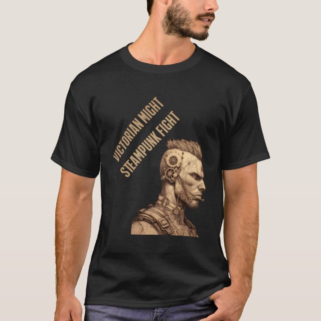 Camiseta Ursos De Coragem Vitorianos Steampunk Sentinel (Frente)