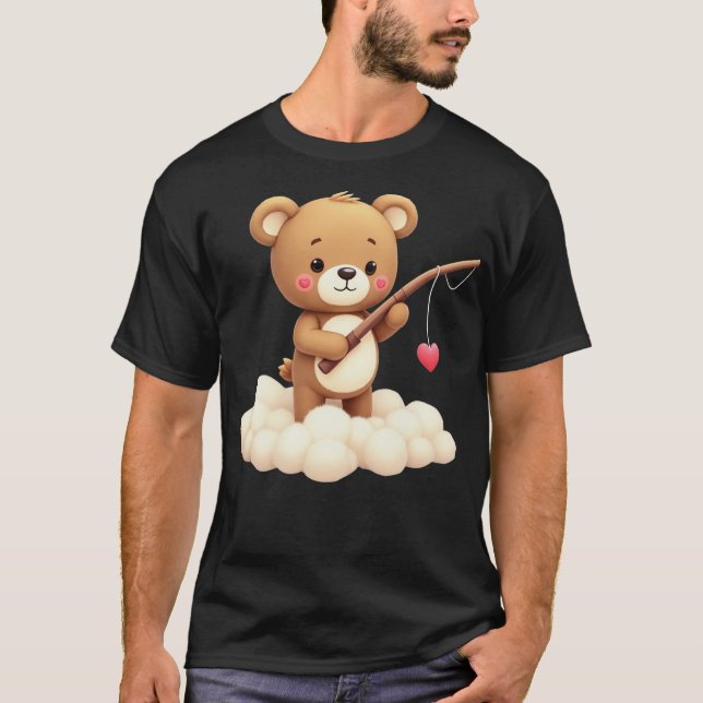 Camiseta Ursos de cuidado Urso Dia de os namorados Tenderco (Frente)