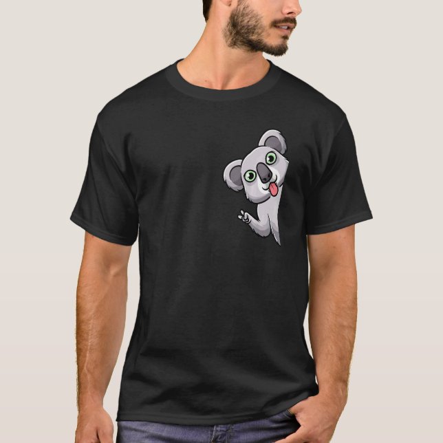 Camiseta Ursos De Koala De Homens Lados Mulheres Crianças K (Frente)