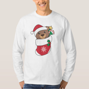 Camiseta Ursos de Porcos de Inverno para Neve de Natal