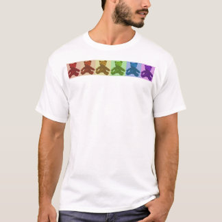 Camiseta Ursos de ursinho do arco-íris
