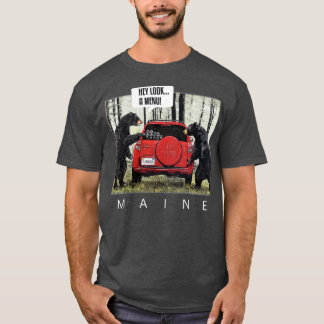 Camiseta Ursos Dizem Que Vejam Um Menu 