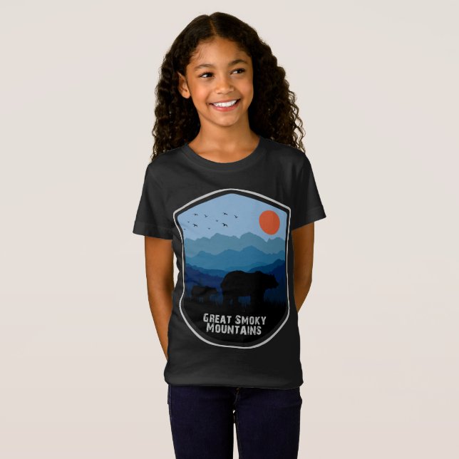 Camiseta Ursos do Parque Nacional das Montanhas do Excelent (Frente Completa)