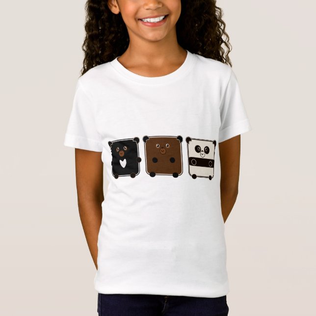 Camiseta ursos do quadrado (Frente)