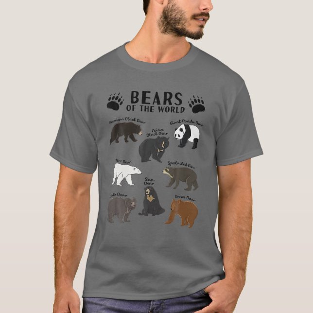 Camiseta Ursos Do Urso Polar Cute Do Mundo (Frente)