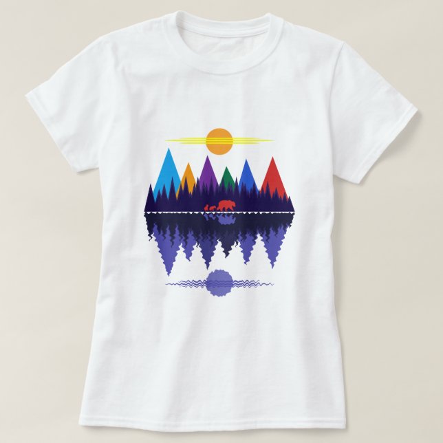 Camiseta Ursos e Cubos #5 (Frente do Design)