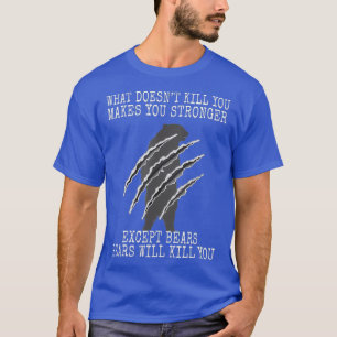 Camiseta Ursos Engraçados Irão Matar Que Você Percorra P